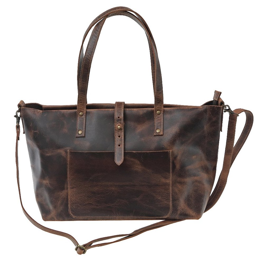 Artizanni Genuine Leather Women's Vintage Tote Bag Large Shoulder Purse Labour D